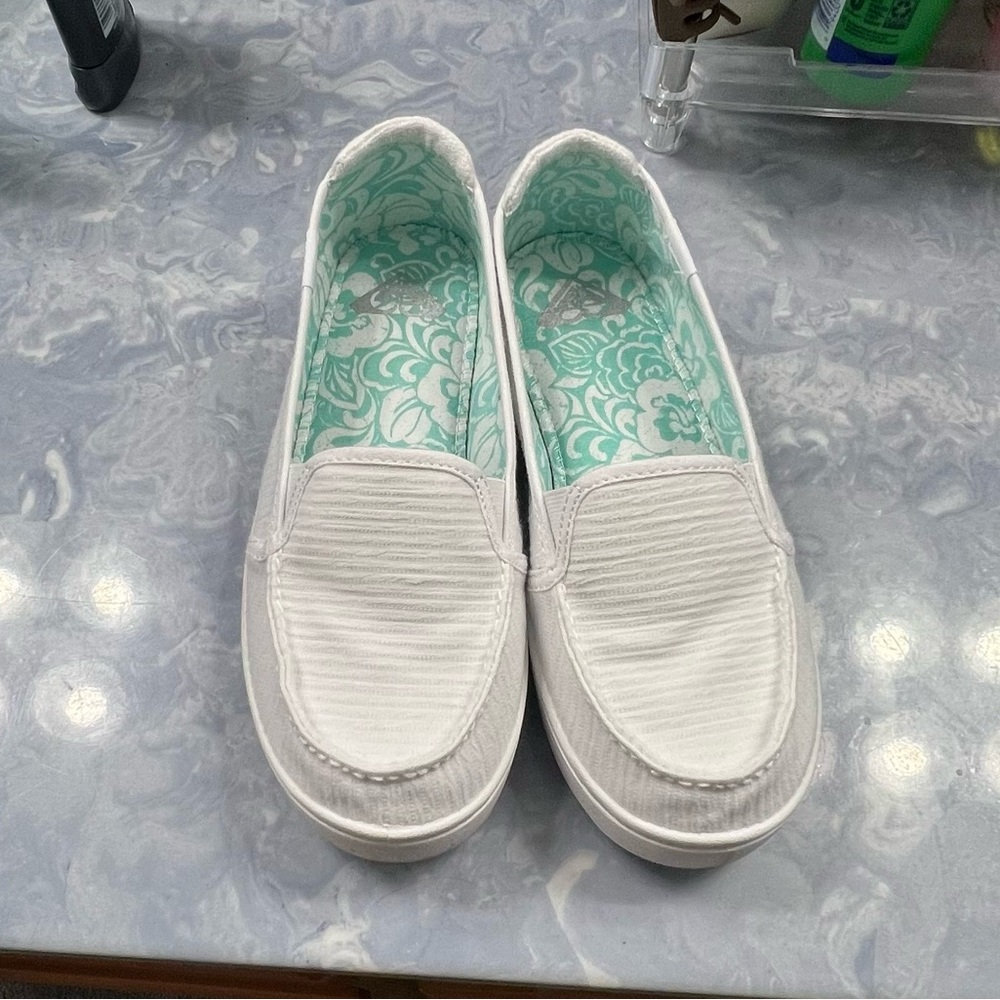 Roxy Minnow Slip On Sneaker with memory foam